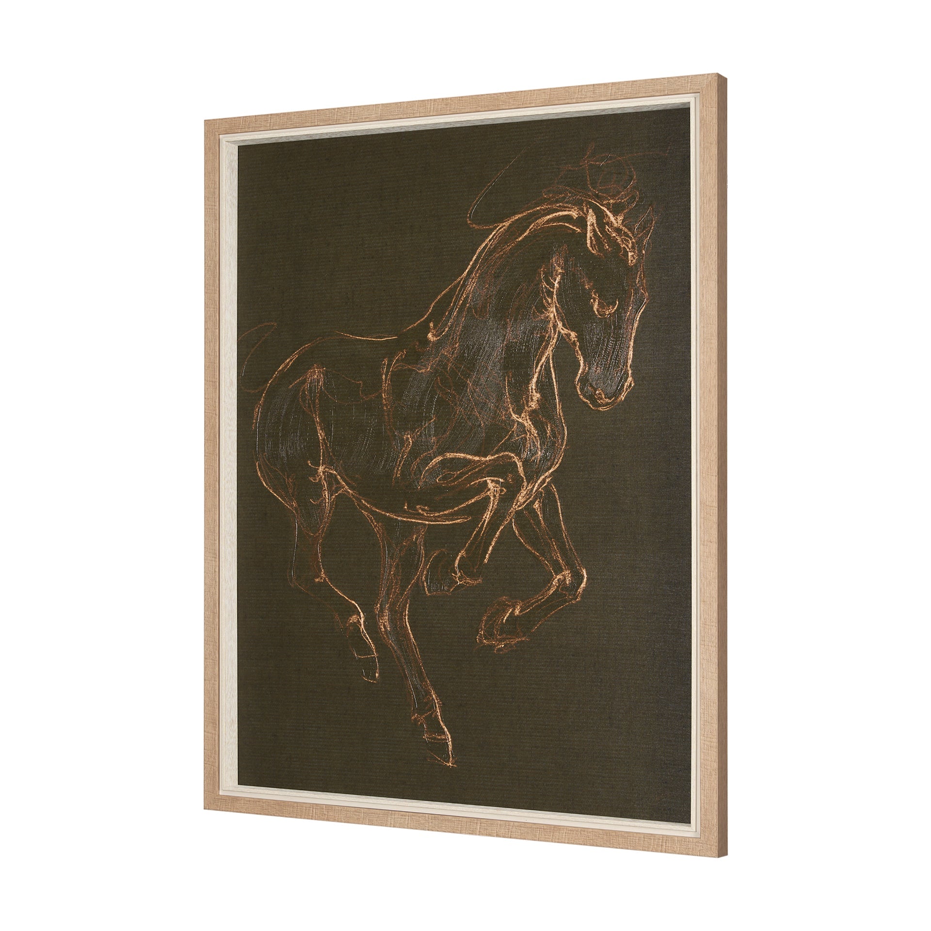 Sketched Stallion I Framed Wall Art