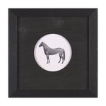 Stallion Silhouette Framed Wall Art