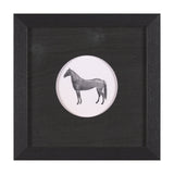 Stallion Silhouette Framed Wall Art