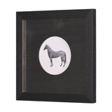 Stallion Silhouette Framed Wall Art