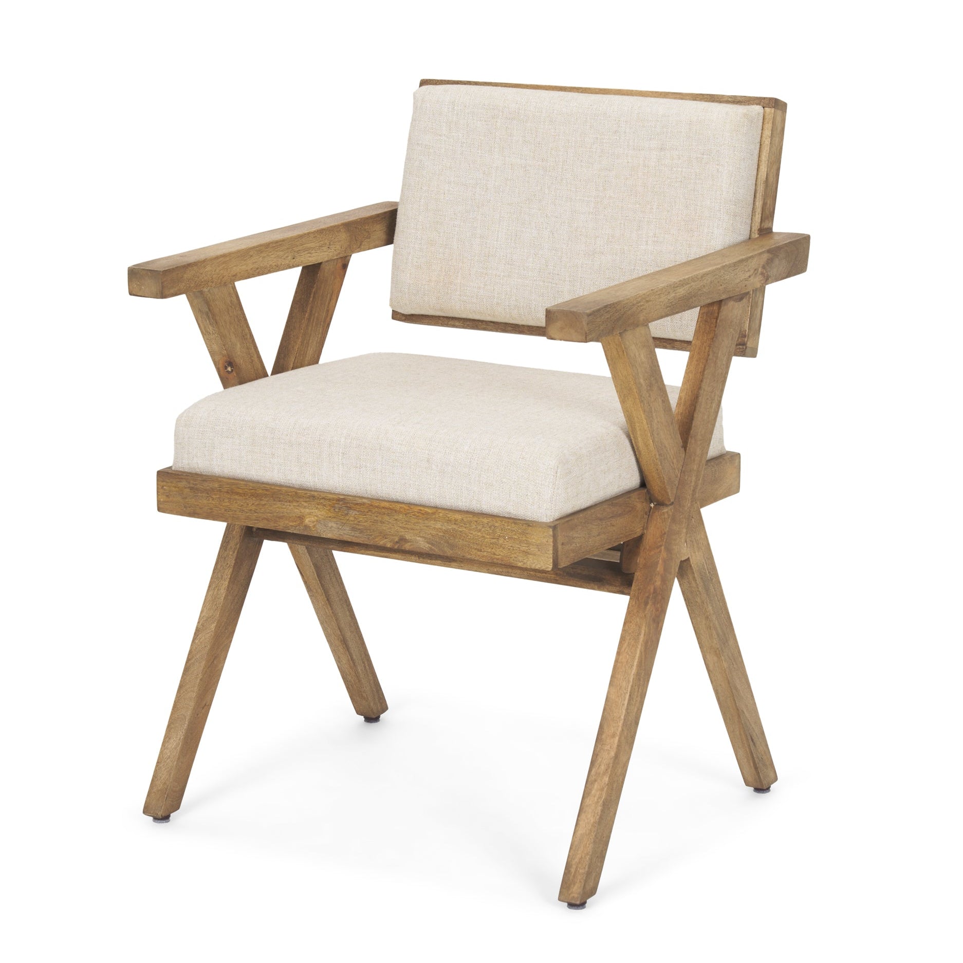 Tamara Medium Brown Wood Frame Dining Chair