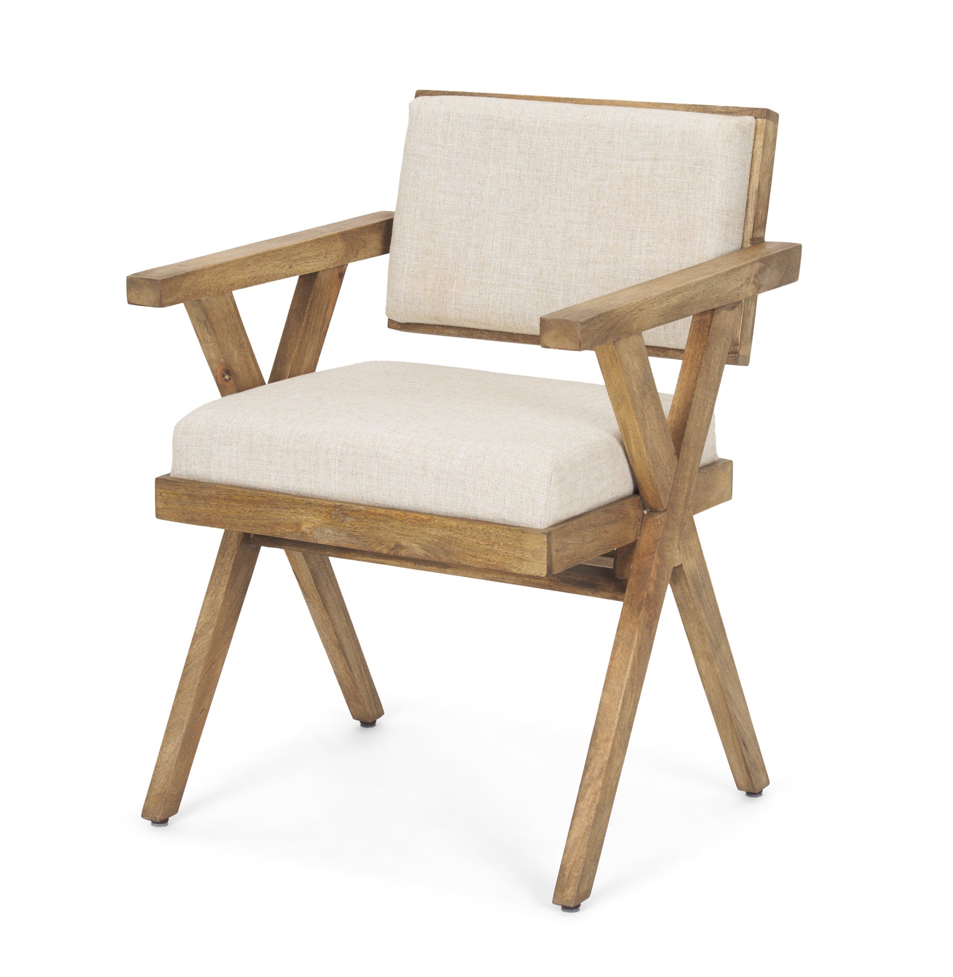 Tamara Medium Brown Wood Frame Dining Chair