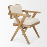 Tamara Medium Brown Wood Frame Dining Chair