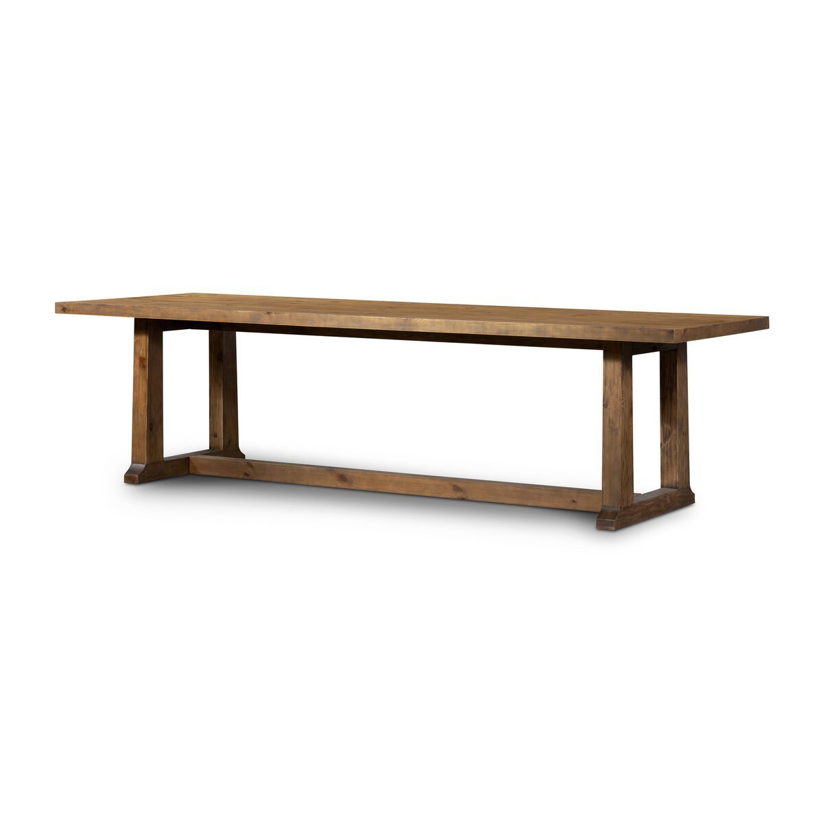 Taylor Solid Pine Trestle Dining Table