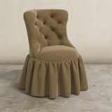 Tufted Curtain Chair